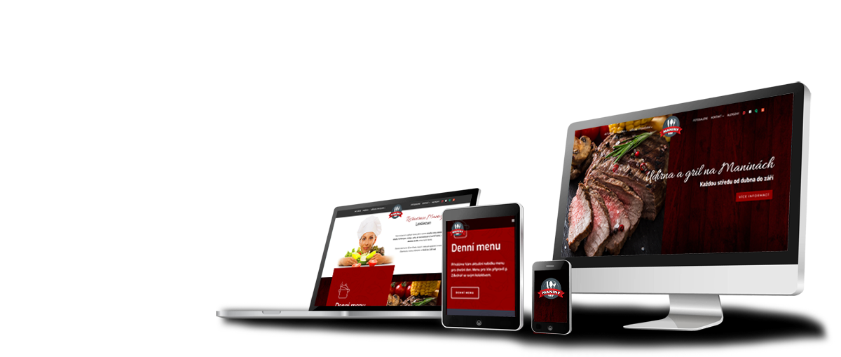 Webová prezentace <br/>Restaurace MANINY